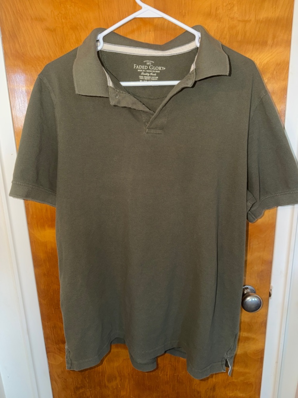 Faded Glory Men's Olive Polo Shirt